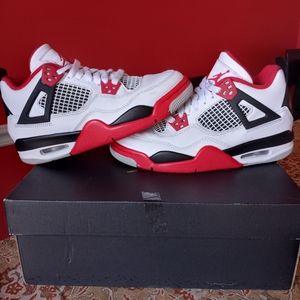 Nike Air Jordan 4 Fire Red Black Red